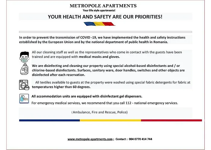 Appartement Metropole Royal Bucarest